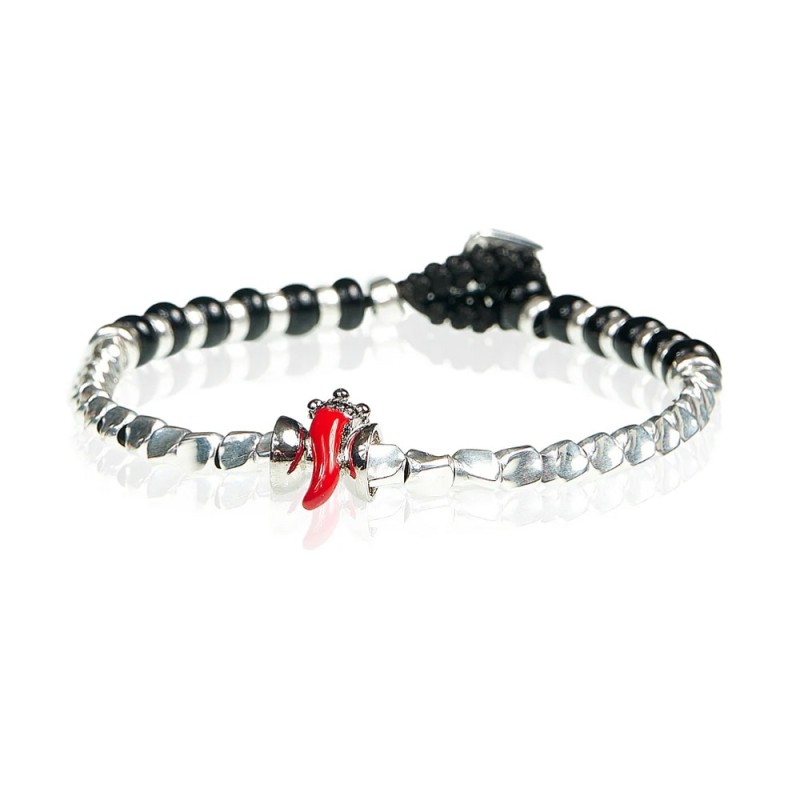 Bracciale Uomo GERBA - HS01 HORN SILVER