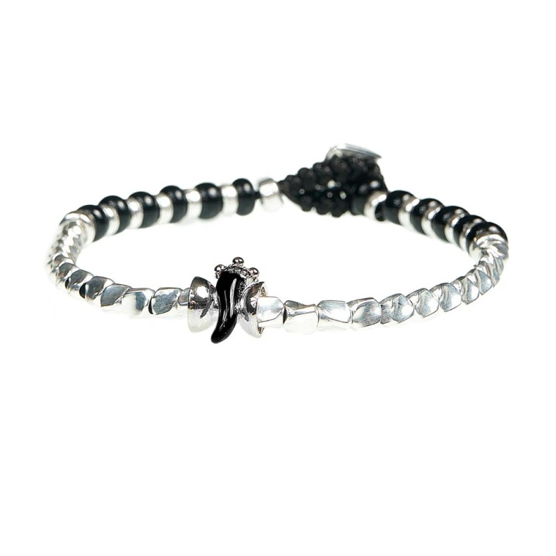 Bracciale Uomo GERBA - HS03 HORN SILVER