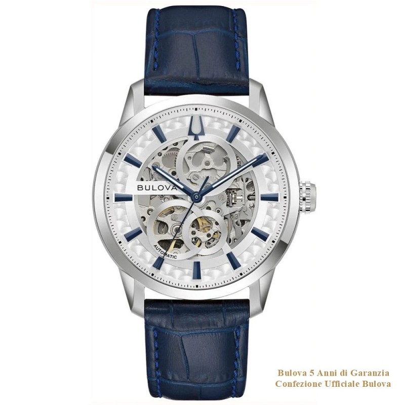 Orologio Uomo BULOVA Sutton Skeleton Automatic - 96A330