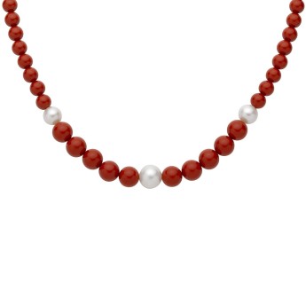 Collana Donna MILUNA Terra e Mare - PCL6694