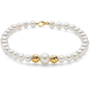 Bracciale Donna MILUNA Perle - PBR3514GX