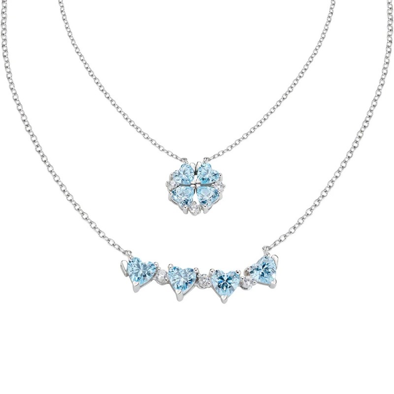 Collana Donna AMEN Quadricuore - CLPMHBAC