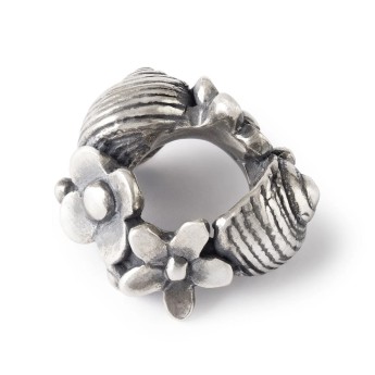 Beads TROLLBEADS Chiocciole tra i Fiori - TAGBE-10288