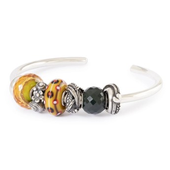 Beads TROLLBEADS Chiocciole tra i Fiori - TAGBE-10288
