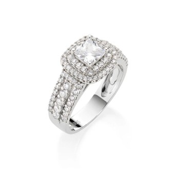 Anello Donna AMEN Diamond - RPRQUBBZ-14