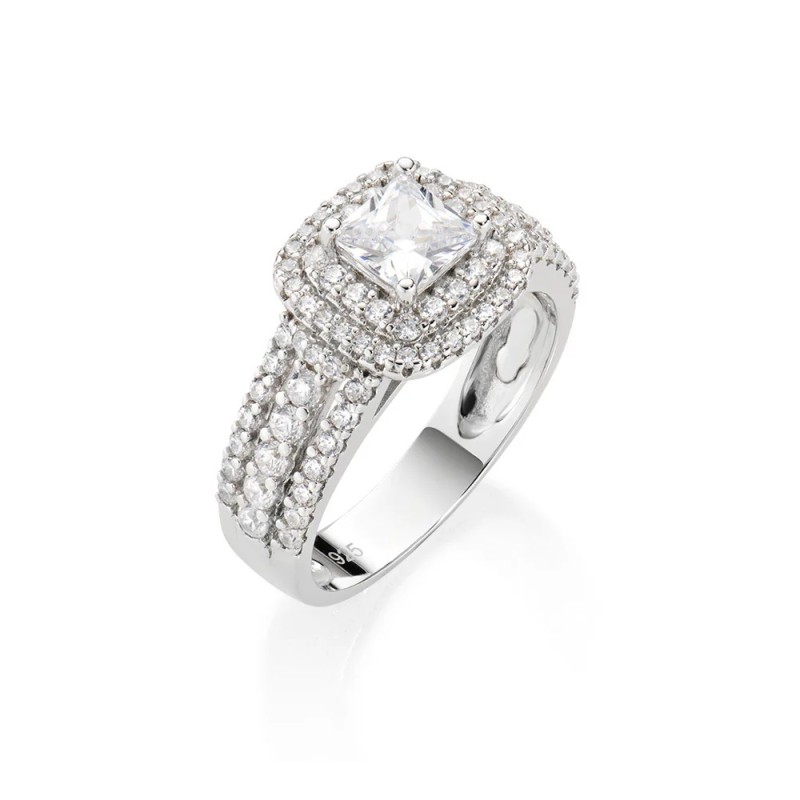 Anello Donna AMEN Diamond - RPRQUBBZ-14