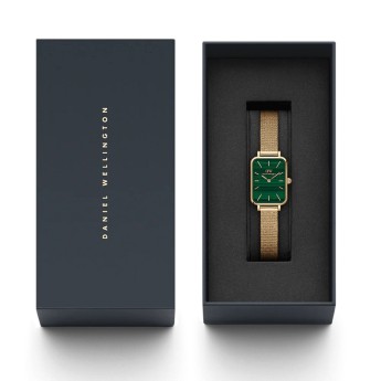 Orologio Donna DANIEL WELLINGTON Quadro Pressed Evergold Green - DW00100561