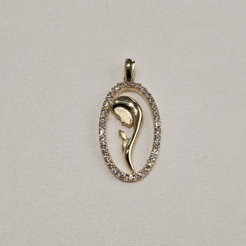 Ciondolo Donna in ORO 750 (18KT) - 2393.CI22370C:38M8