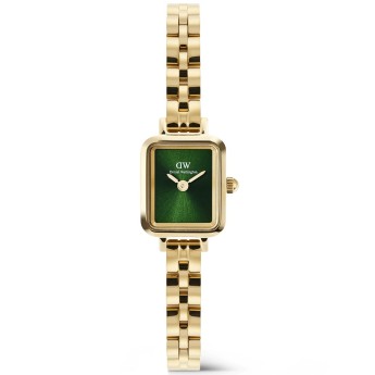 Orologio Donna DANIEL WELLINGTON Quadro Mini Arch 3-link Emerald Sunray Gold - DW00100852
