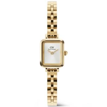 Orologio Donna DANIEL WELLINGTON Quadro Mini Arch 3-link White Sunray Gold - DW00100850
