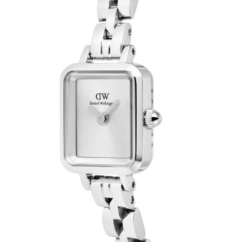 Orologio Donna DANIEL WELLINGTON Quadro Mini Arch 3-link White Sunray Silver - DW00100844