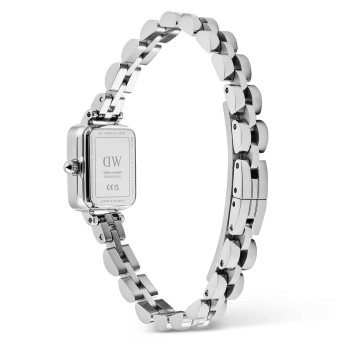 Orologio Donna DANIEL WELLINGTON Quadro Mini Arch 3-link White Sunray Silver - DW00100844