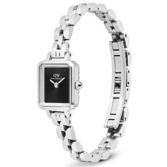 Orologio Donna DANIEL WELLINGTON Quadro Mini Arch 3-link Onyx Sunray Silver - DW00100845