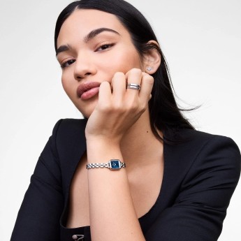 Orologio Donna DANIEL WELLINGTON Quadro Mini Arch 3-link Arctic Sunray Silver - DW00100846