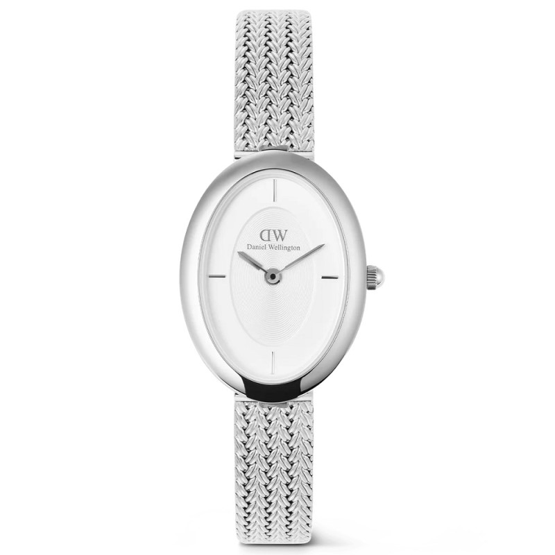 Orologio Donna DANIEL WELLINGTON Juliette Braided Mesh White Sunray Silver - DW00100884