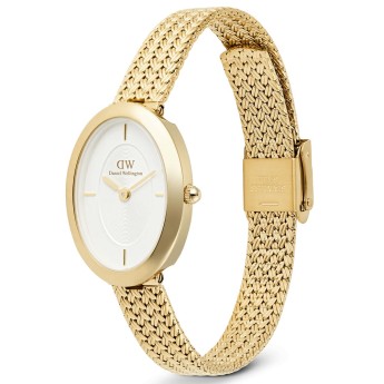 Orologio Donna DANIEL WELLINGTON Juliette Braided Mesh White Sunray Gold - DW00100882