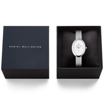Orologio Donna DANIEL WELLINGTON Juliette Braided Mesh White Sunray Silver - DW00100884