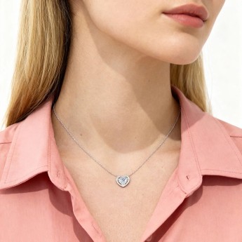 Collana Donna AMEN Cuori - CLPHSIBBBZ