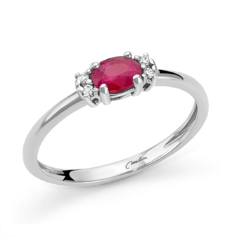 Anello Donna MILUNA Gemme Preziose 375 - LID3737X