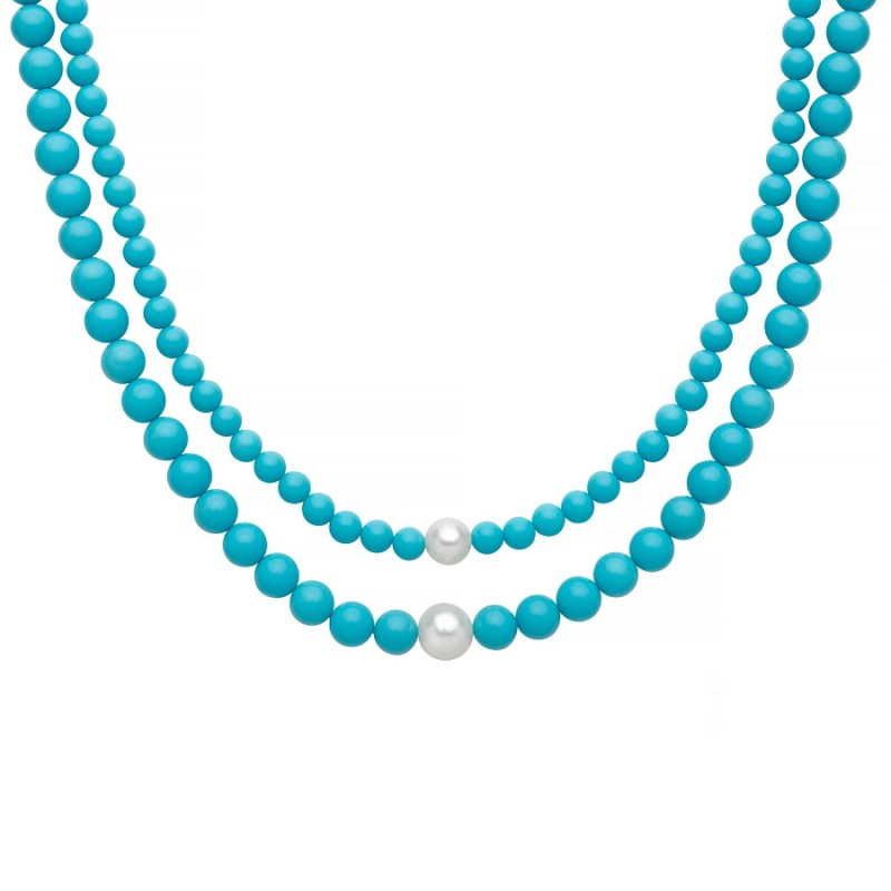 Collana Donna MILUNA Terra e Mare - PCL6788