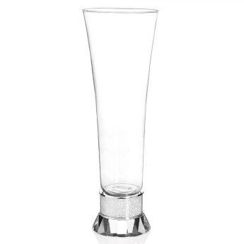 Vaso Ottaviani 800261 in cristallo altezza 39 cm