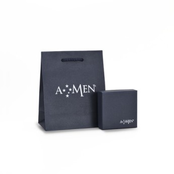 Collana Donna Amen CLCRLIG in argento 925 dorato con croce pendente collezione Croci