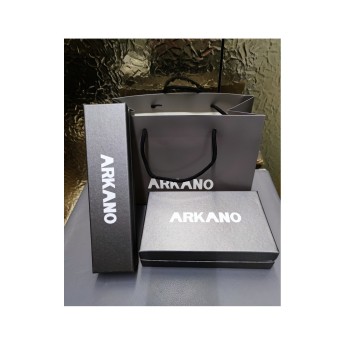 Gemelli Uomo Arkano GEB06 in acciaio con diamanti 0,02 ct