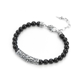 Bracciale Uomo Cesare Paciotti – Bracciale in argento 925  rodiato collezione Effigy – JPBR1739V