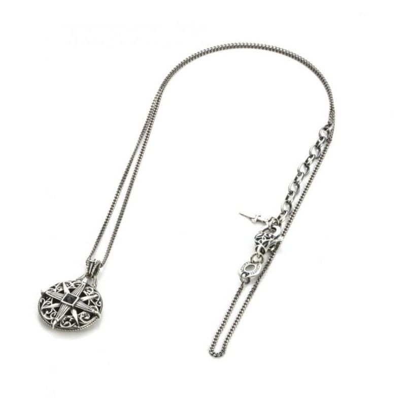 Collana Uomo Cesare Paciotti – Collana in argento 925  collezione Black Compass – JPCL1793V