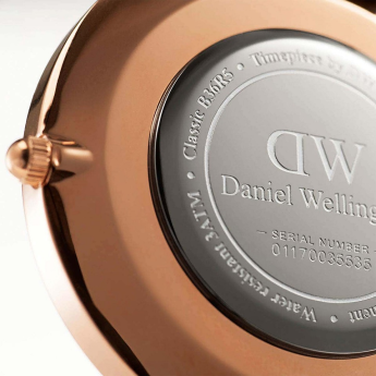 Orologio Uomo Daniel Wellington DW00100005 solo tempo movimento al quarzo collezione Classic Warwick 40 mm
