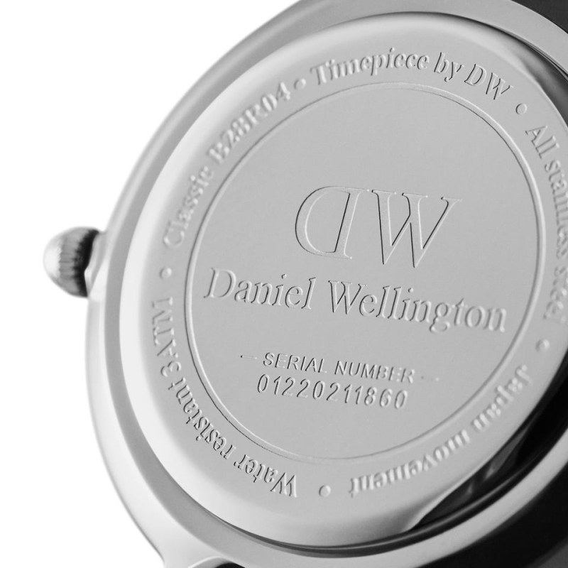 Orologio Donna Daniel Wellington DW00100218 - Orologio solo tempo acciaio silver collezione Petite Sterling 28 mm