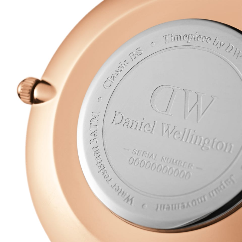 Orologio Uomo Daniel Wellington DW00100303 solo tempo movimento al quarzo collezione Petite Melrose 36 mm