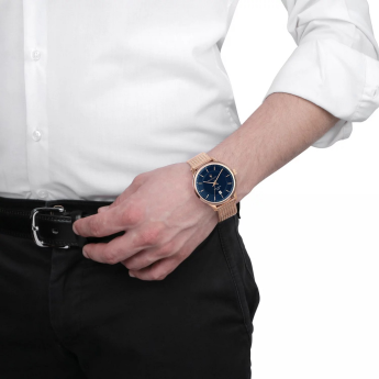 Orologio Uomo Maserati R8853136003 solo tempo analogico movimento al quarzo collezione Gentleman