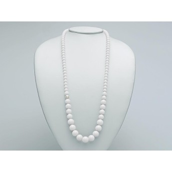 Collana Donna Miluna PCL4662 - Collana corallo bianco 8-14 mm e perla bianca coltivata di acqua dolce 9,5-10 mm
