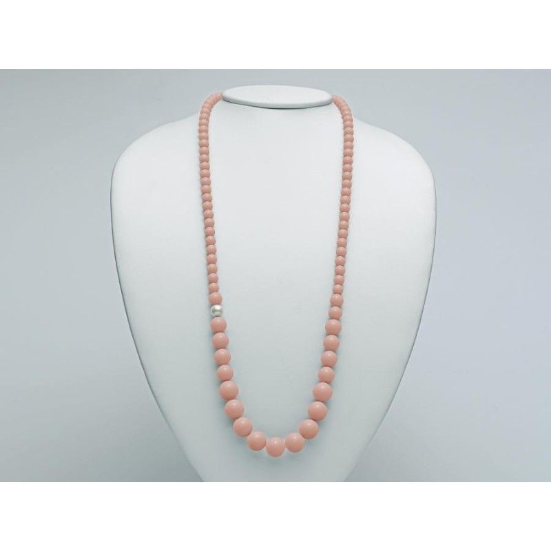 Collana Donna Miluna PCL5077 - Collana corallo rosa e perla bianca coltivata collezione Terra e Mare