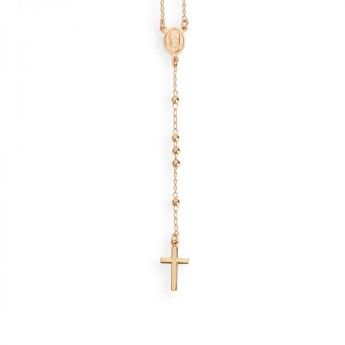 Collana Donna Amen CRO30R in argento 925 rosè collezione Rosari