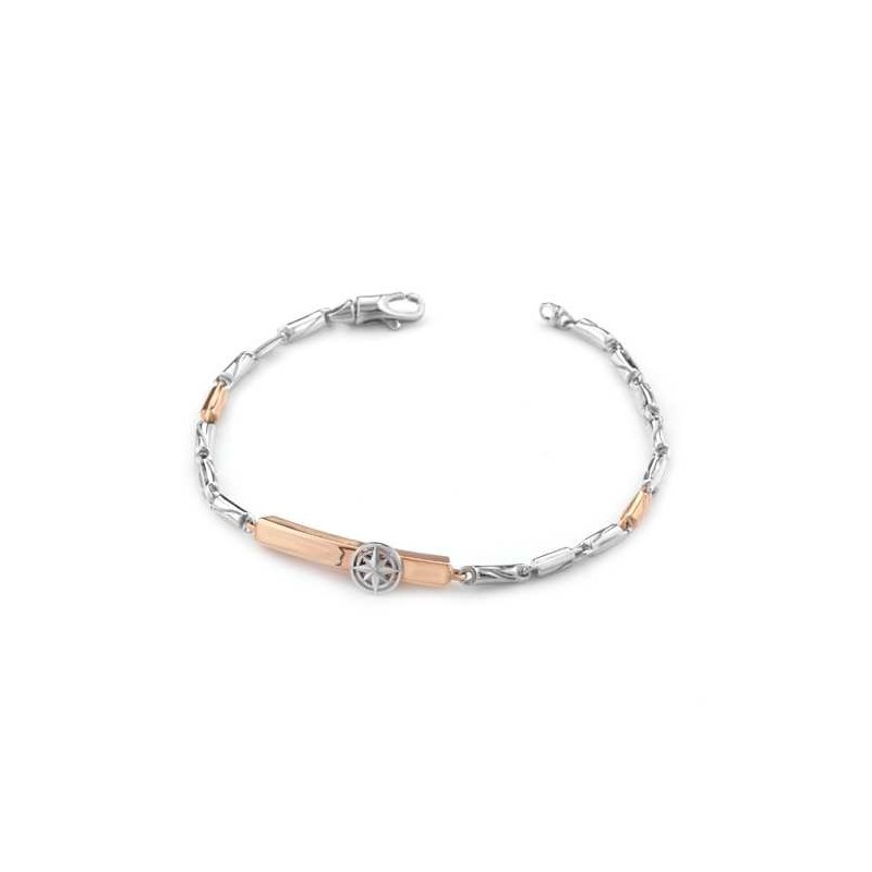 Marcello Pane Bracciale Da Uomo Argento 925.   Rif. BRMM034
