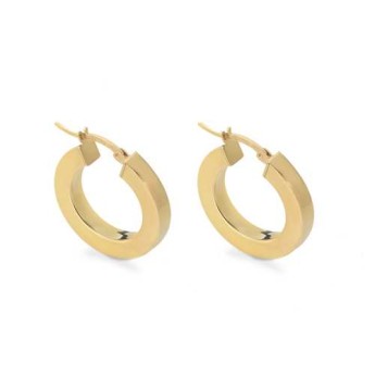 Orecchini Donna Marcello Pane in Argento Placcatura Oro - ORSA009