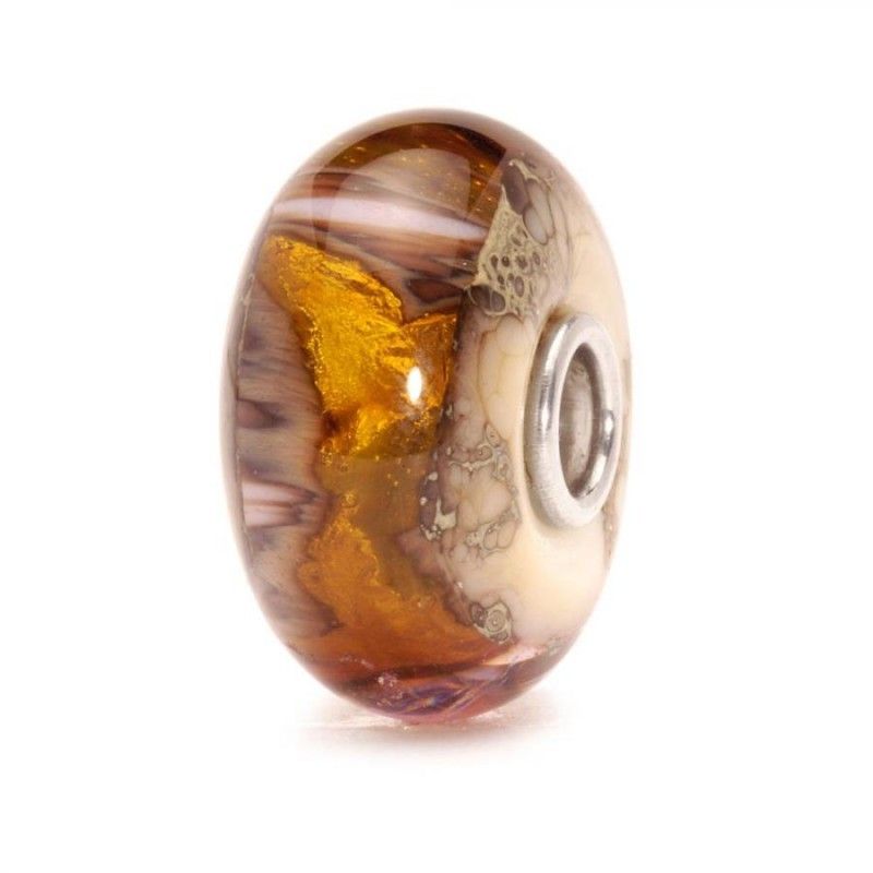 Beads Trollbeads TGLBE-20047 “Grotta Oro” in vetro