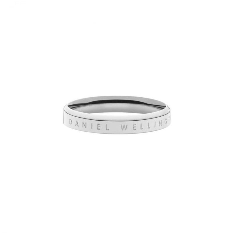 Anello Donna Daniel Wellington DW00400028 – Anello acciaio inox placcatura pvd rodio collezione Classic Ring misura 10