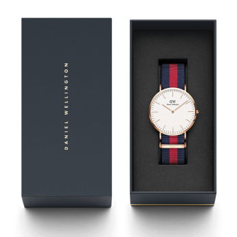 Orologio Uomo Daniel Wellington DW00100029 solo tempo movimento al quarzo collezione Classic Oxford 36 mm