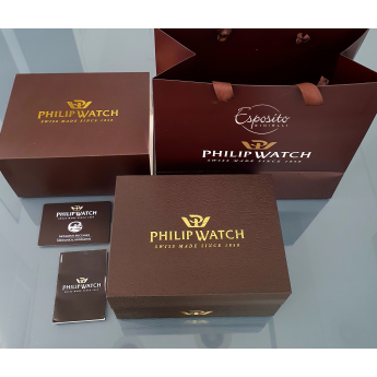 Orologio Uomo Philip Watch R8223150002 solo tempo con movimento automatico Swiss Made collezione Anniversary