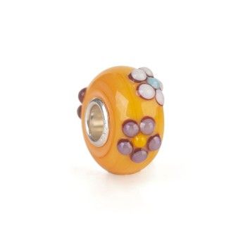 Beads Trollbeads TGLBE-20143 “Bouquet Arancione” in vetro collezione Thun by Trollbeads