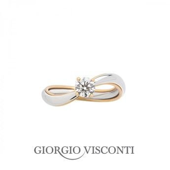 Anello Donna GIORGIO VISCONTI in oro con diamante  -  AM16766E