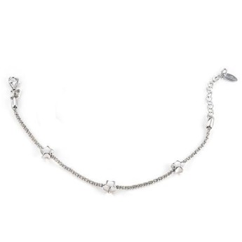 Bracciale donna Marcello Pane in argento rodiato  -  BRSS019/B