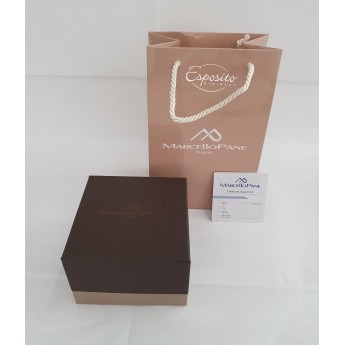 Orecchini Marcello Pane - Orecchini donna in argento con placcatura oro rosa - ORCS008/R
