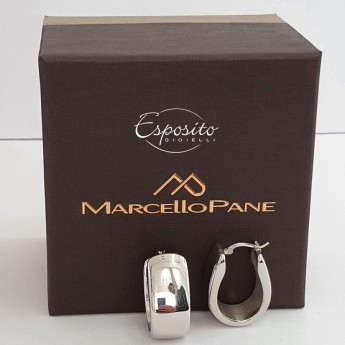 Orecchini Marcello Pane - Orecchini donna in argento rodiato  -  ORCS010/B