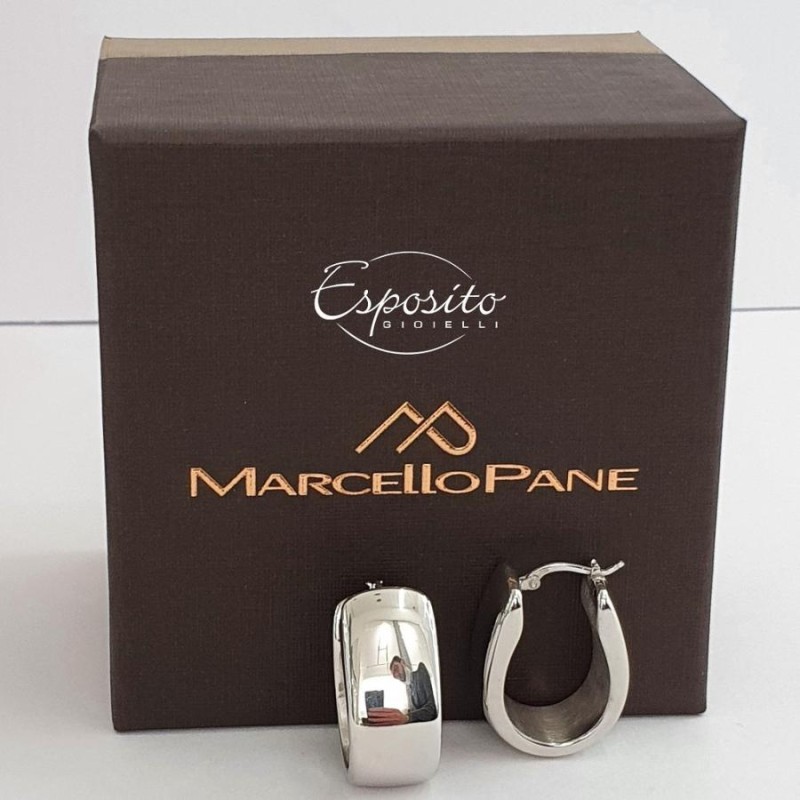 Orecchini Marcello Pane - Orecchini donna in argento rodiato  -  ORCS010/B