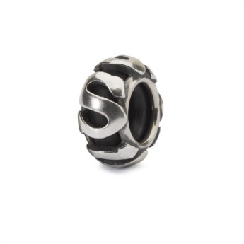 Stop Trollbeads TAGBE-10228 “Lettera S” in argento 925