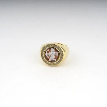 Anello Donna CAMEO ITALIANO Pompei - A90-G 01